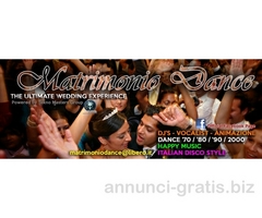 MATRIMONIO DANCE - ANIMAZIONE PARTICOLARE PER MATRIMONI DI TENDENZA