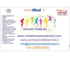 Animazione feste bambini, organizzazione eventi